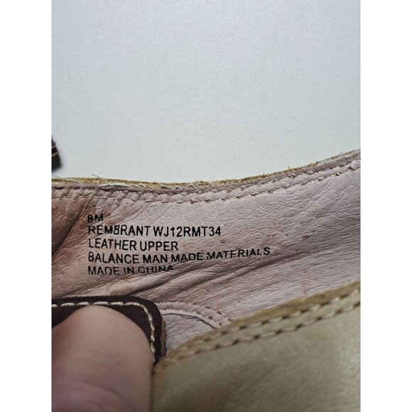 Jambu Dutch Design Lace-Up Leather Heeled Oxford Shoes Womens 8 Brown Platform - Picture 7 of 13